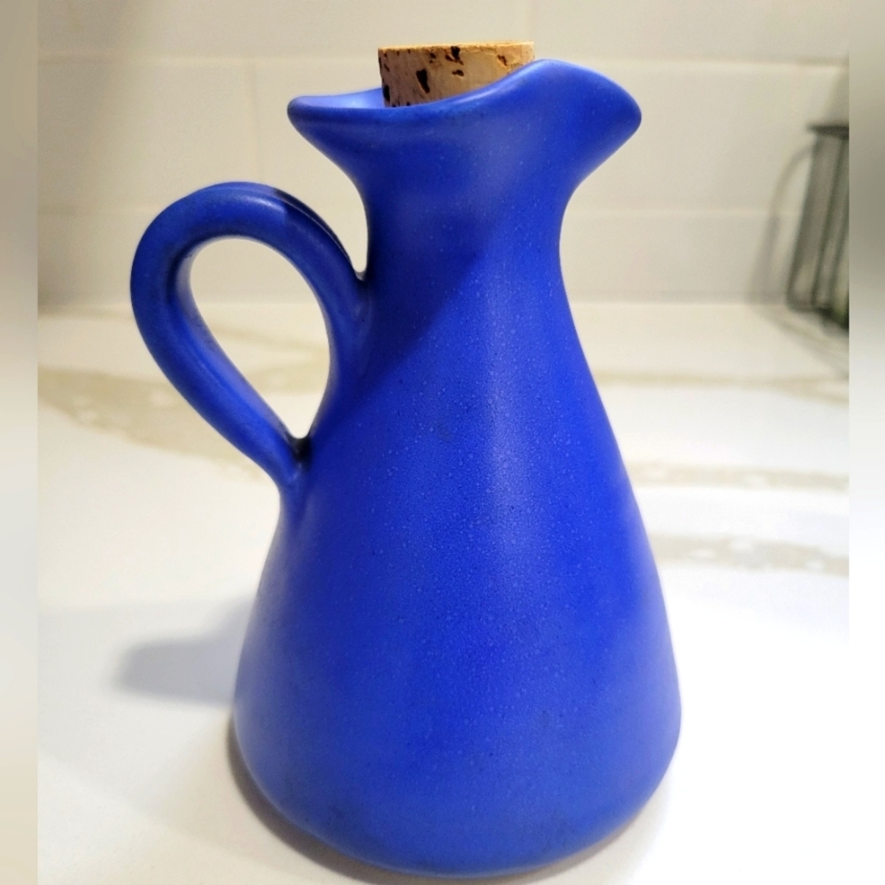Cobalt Blue pottery pitcher